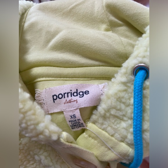 Anthropologie NWT vibrant fleece hoodie, Sz X-Sm, super fun! Crop style. - Picture 12 of 14